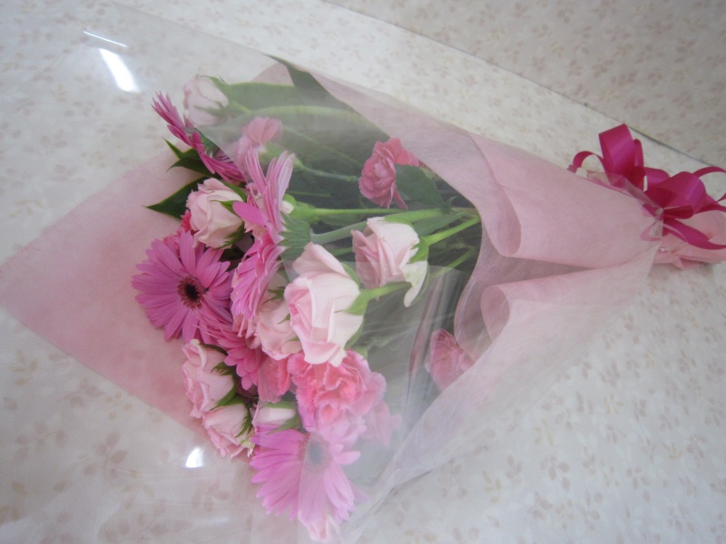 ピンクの花束♪